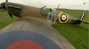 Guy Martin's Spitfire Filmed At Skydock